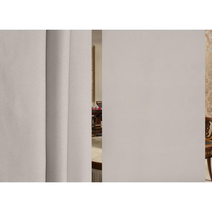 Ткань портьерная, ширина 280 см, блэкаут 
Ткань портьерная, ширина 280 см, блэкаут