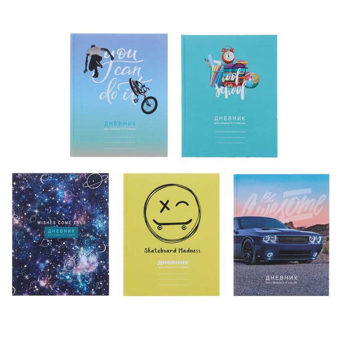 Дневник для 5-11 классов "Мальчики", твёрдая обложка, матовая ламинация, 48 листов, МИКС
Дневник для 5-11 классов "Мальчики", твёрдая обложка, матовая ламинация, 48 листов, МИКС