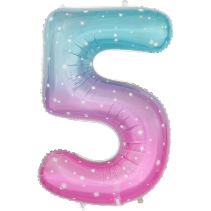 Шар фольгированный 32" «Цифра 5», нежные искры
Шар фольгированный 32" «Цифра 5», нежные искры