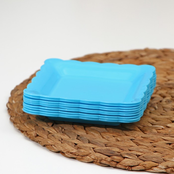 Набор тарелок «Кружево», 9 шт, 12,5×12,5 см, цвет МИКС
Набор тарелок «Кружево», 9 шт, 12,5×12,5 см, цвет МИКС