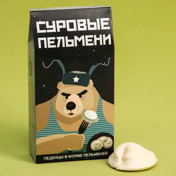 Леденцы в форме пельменей, «Суровые», со вкусом тутти-фрутти, 5 шт. х 22 г. 
Леденцы в форме пельменей, «Суровые», со вкусом тутти-фрутти, 5 шт. х 22 г.