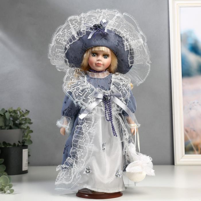 Кукла коллекционная керамика "Маленькая мисс в голубом платье" 30 см
Кукла коллекционная керамика "Маленькая мисс в голубом платье" 30 см