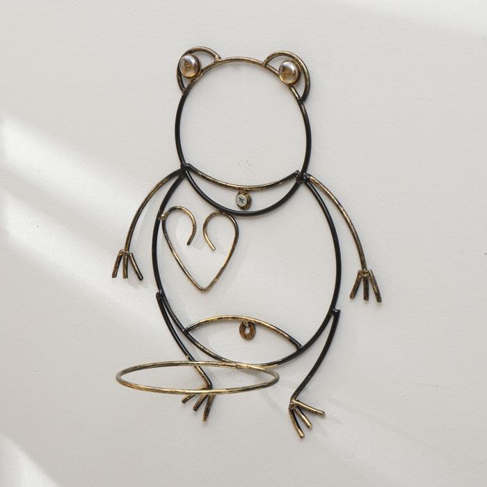 Подвес для кашпо настенный «Лягушка», d = 16 см
Подвес для кашпо настенный «Лягушка», d = 16 см