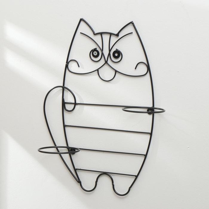 Подвес для кашпо настенный «Кот», на 2 кашпо, d = 12 см
Подвес для кашпо настенный «Кот», на 2 кашпо, d = 12 см