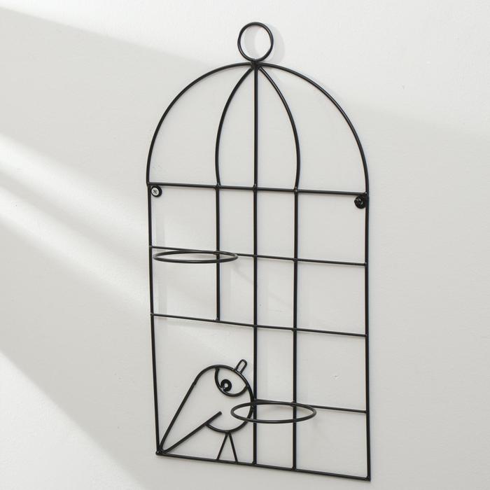 Подвес для кашпо настенный «Клетка большая», на 2 кашпо, d = 12 см
Подвес для кашпо настенный «Клетка большая», на 2 кашпо, d = 12 см