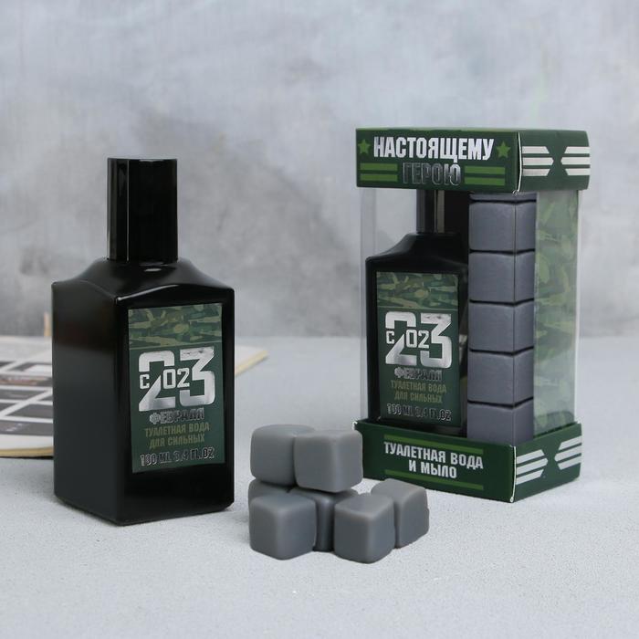 Набор «Настоящему герою»: парфюм (100 мл), мыло (камни для виски)
Набор «Настоящему герою»: парфюм (100 мл), мыло (камни для виски)