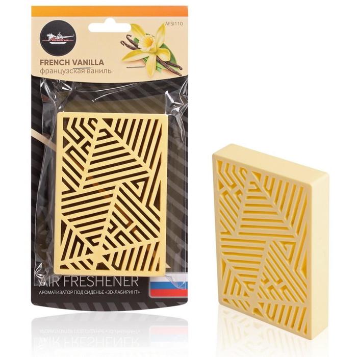 Ароматизатор под сиденье AIRLINE пластик "3D-лабиринт", французская ваниль AFSI110
Ароматизатор под сиденье AIRLINE пластик "3D-лабиринт", французская ваниль AFSI110
