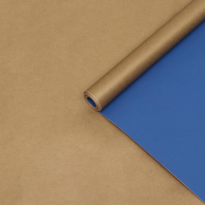 Бумага упаковочная крафт, двусторонняя, синий-золотой, 0.6 х 10 м, 70 г/м²
Бумага упаковочная крафт, двусторонняя, синий-золотой, 0.6 х 10 м, 70 г/м²