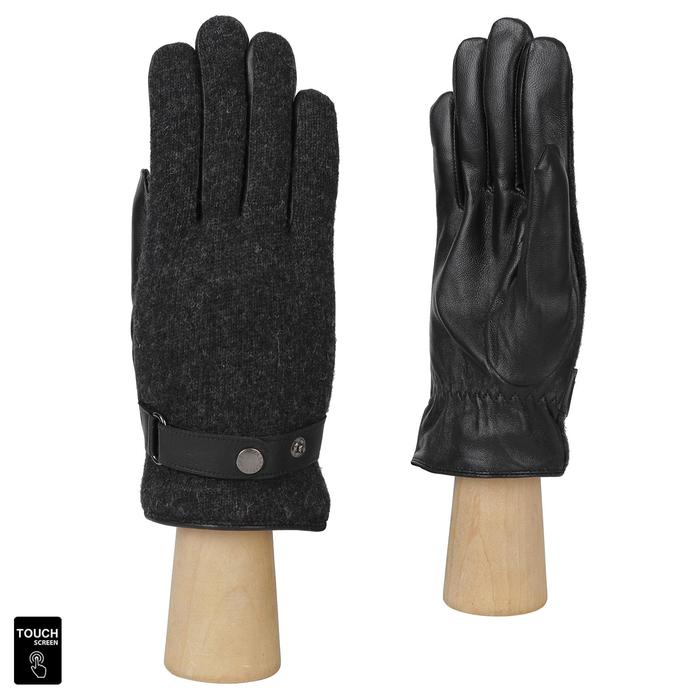 Перчатки мужские, натуральная кожа/шерсть (Размер 10) черный, Touchscreen
Перчатки мужские, натуральная кожа/шерсть (Размер 10) черный, Touchscreen
