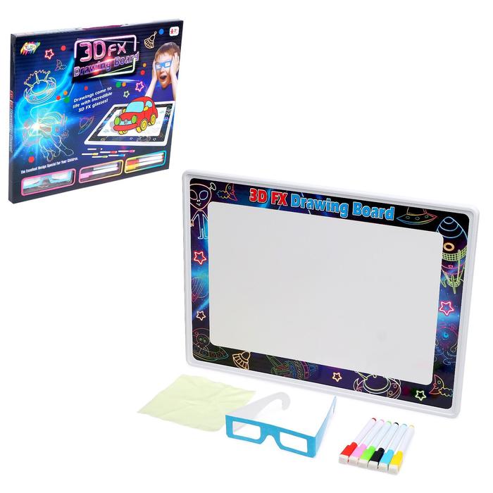 3D Планшет для рисования с аксессуарами
3D Планшет для рисования с аксессуарами