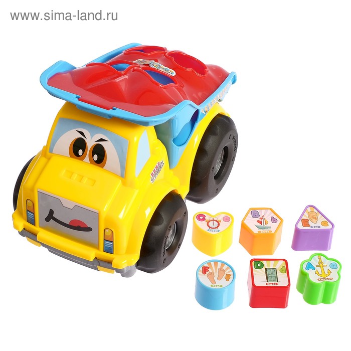 Развивающая игрушка-сортер «Грузовик», МИКС
Развивающая игрушка-сортер «Грузовик», МИКС