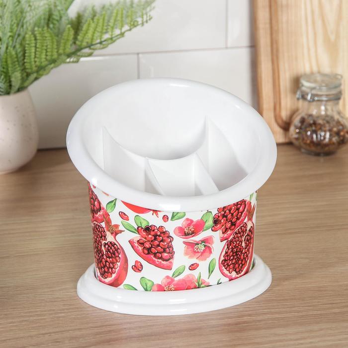 Подставка под столовые приборы «Планета витаминов», 13×16×16 см
Подставка под столовые приборы «Планета витаминов», 13×16×16 см