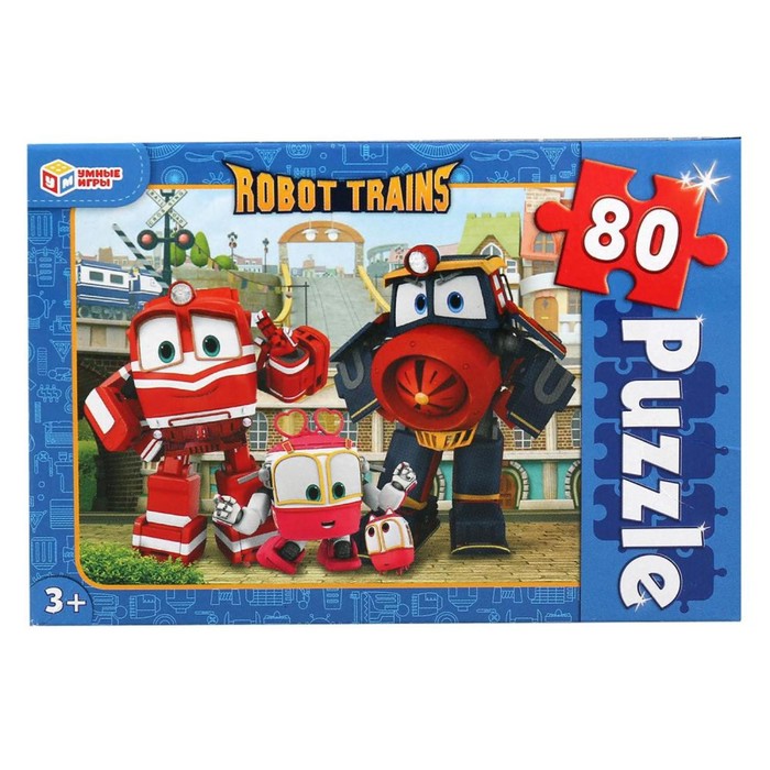 Пазл Robot Trains, 80 элементов
Пазл Robot Trains, 80 элементов