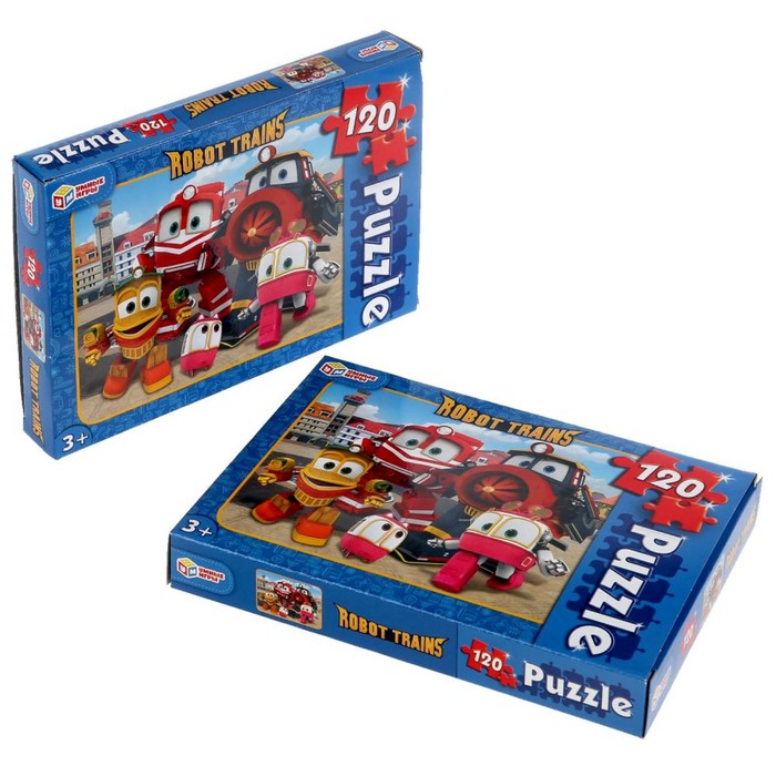 Пазл Robot Trains, 120 элементов
Пазл Robot Trains, 120 элементов