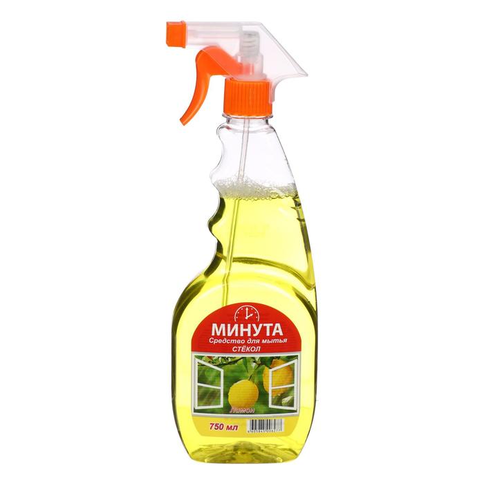 Средство для мытья стёкол "Минута", лимон, 750 мл
Средство для мытья стёкол "Минута", лимон, 750 мл