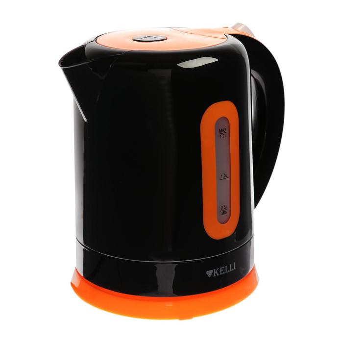 Чайник электрический KELLI KL-1405, пластик, 1.7 л, 1850-2200 Вт, чёрный
Чайник электрический KELLI KL-1405, пластик, 1.7 л, 1850-2200 Вт, чёрный