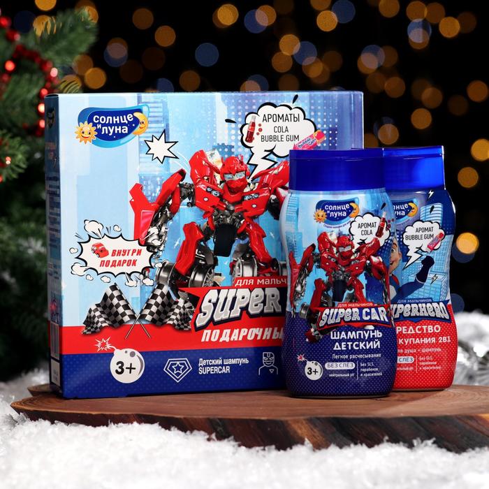 Подарочный набор детский «Солнце и луна»: шампунь, 200 мл + средство для купания, 200 мл
Подарочный набор детский «Солнце и луна»: шампунь, 200 мл + средство для купания, 200 мл