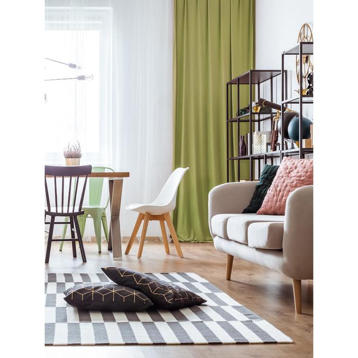 Штора портьерная, размер 200х270 см, канвас, цвет оливковый
Штора портьерная, размер 200х270 см, канвас, цвет оливковый