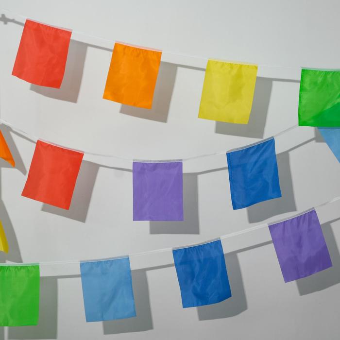 Гирлянда флажная "Прямоугольник" разноцветная, 5 м., расстояние между флажками 15 см
Гирлянда флажная "Прямоугольник" разноцветная, 5 м., расстояние между флажками 15 см