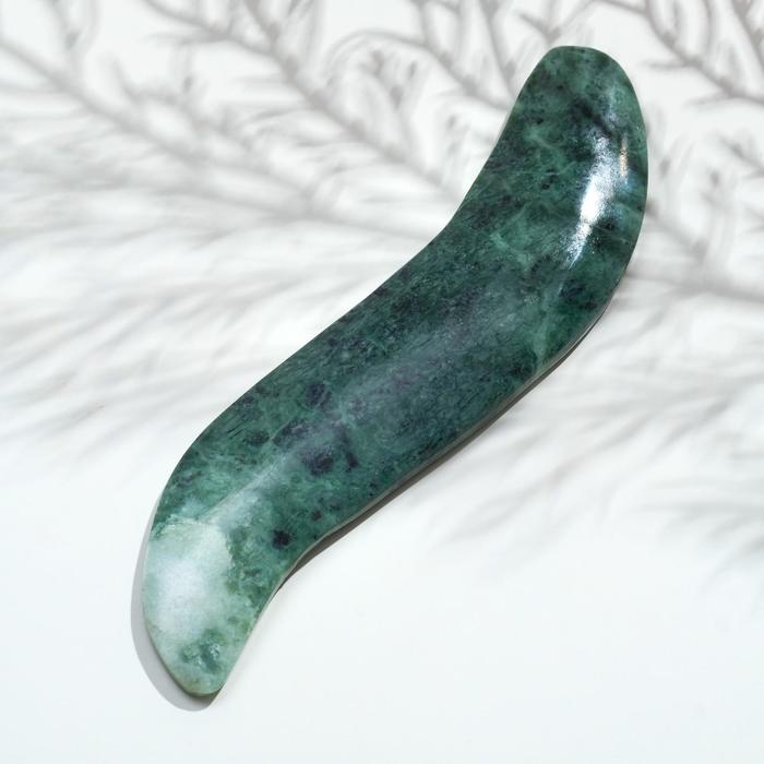 Массажер Гуаша из змеевика 150х40х7 мм
Массажер Гуаша из змеевика 150х40х7 мм