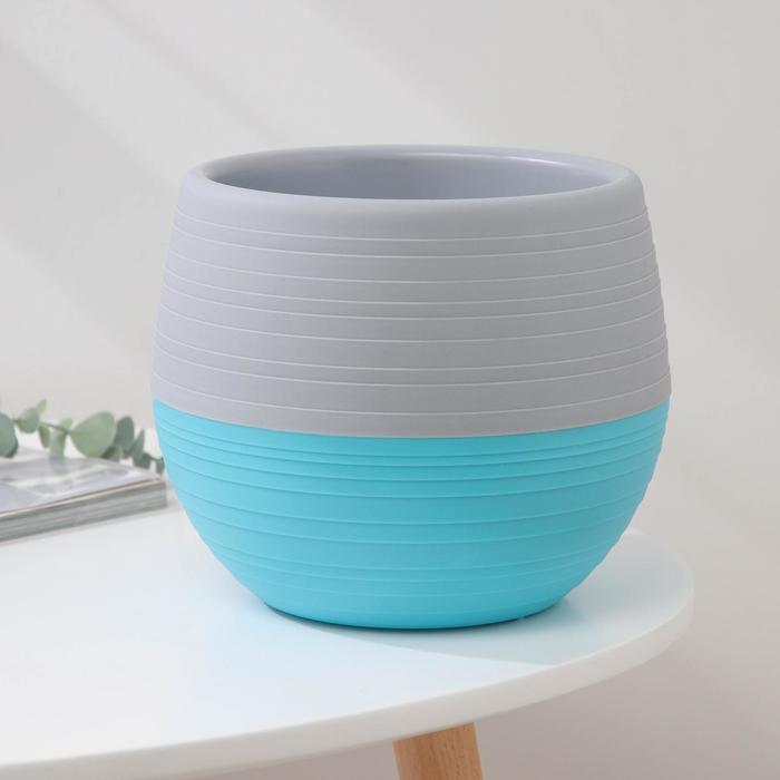 Горшок для цветов «Япония», 3 л, цвет бирюзово-серый
Горшок для цветов «Япония», 3 л, цвет бирюзово-серый