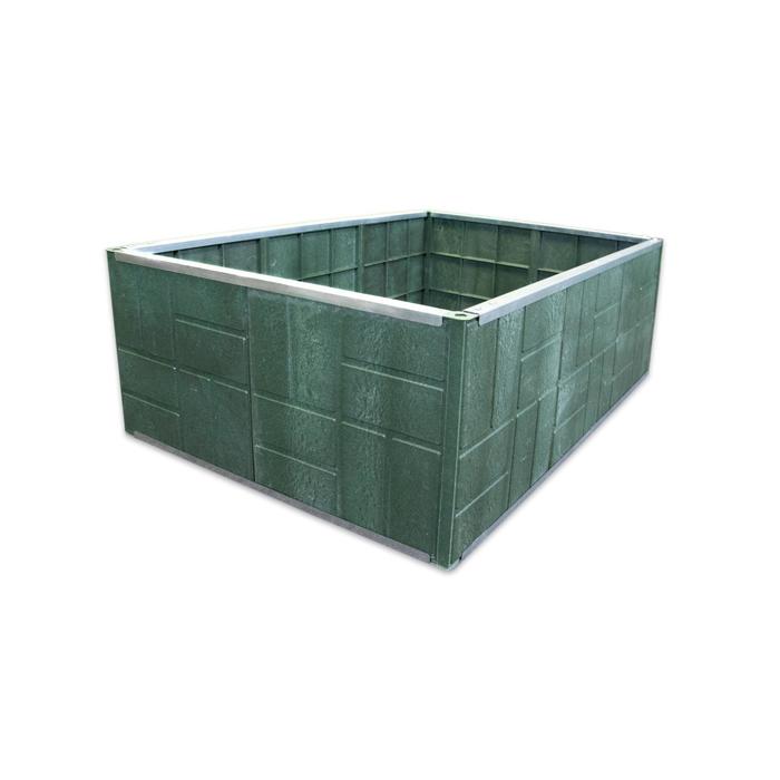 Грядка из песчанополимерной плитки 68х68х34 см, зеленая
Грядка из песчанополимерной плитки 68х68х34 см, зеленая