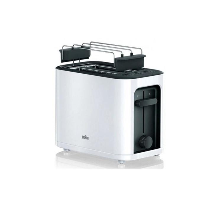 Тостер Braun HT 3010 BK, 1000 Вт, 7 режимов прожарки, 2 тоста, чёрный
Тостер Braun HT 3010 BK, 1000 Вт, 7 режимов прожарки, 2 тоста, чёрный