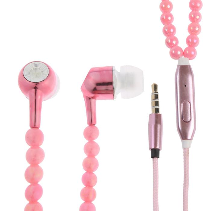Наушники LuazON VBT 1.11 "Жемчуг", вакуумные, микрофон, розовые
Наушники LuazON VBT 1.11 "Жемчуг", вакуумные, микрофон, розовые