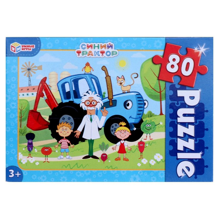 Пазл «Синий трактор», 80 элементов
Пазл «Синий трактор», 80 элементов