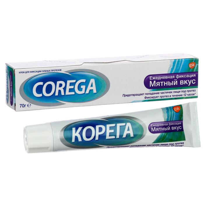Крем для фиксации зубных протезов Корега, мятный вкус, 70 г
Крем для фиксации зубных протезов Корега, мятный вкус, 70 г