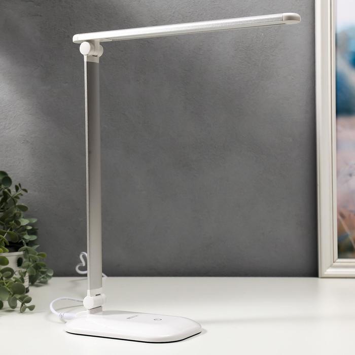 Светильник настольный TL-222 6Вт LED, на подставке, с диммером, белый/серебро
Светильник настольный TL-222 6Вт LED, на подставке, с диммером, белый/серебро