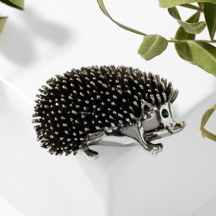 Брошь "Ёжик" лесной, цвет чёрный в серебре
Брошь "Ёжик" лесной, цвет чёрный в серебре