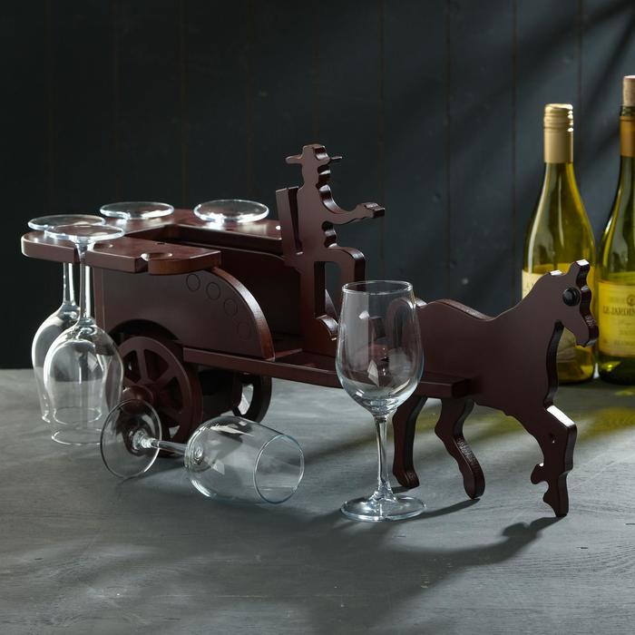 Мини-бар "Повозка", 6 фужеров в комплекте
Мини-бар "Повозка", 6 фужеров в комплекте