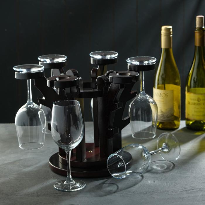 Мини-бар "Дерево", 6 фужеров в комплекте
Мини-бар "Дерево", 6 фужеров в комплекте