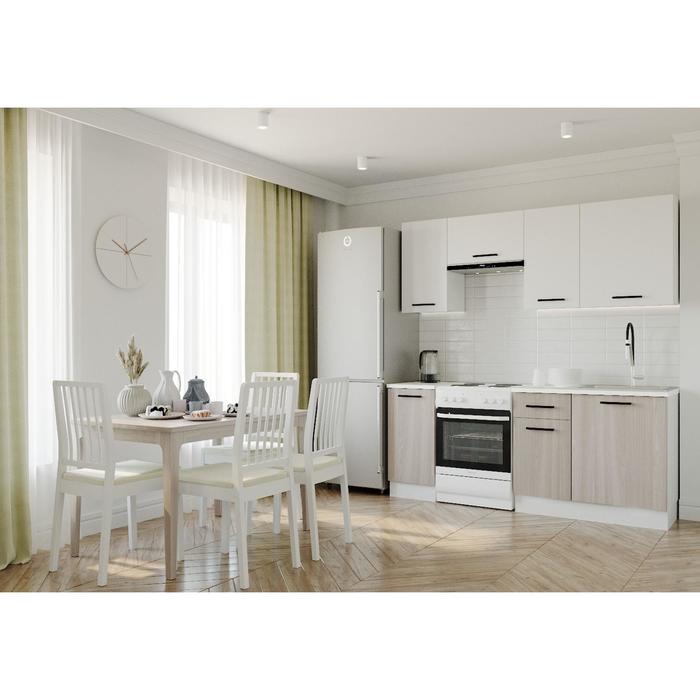 Кухонный гарнитур Демо 2032х600 Белый/Мрамор Марквина белый/Жемчуг,Шимо светлый 
Кухонный гарнитур Демо 2032х600 Белый/Мрамор Марквина белый/Жемчуг,Шимо светлый