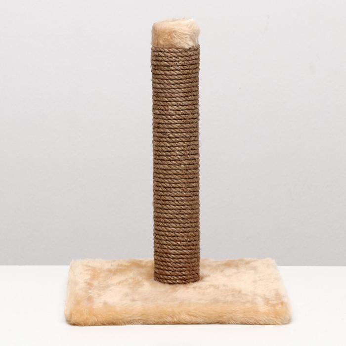 Когтеточка малая Столбик, 30 х 30 х 40 см, бежевая
Когтеточка малая Столбик, 30 х 30 х 40 см, бежевая