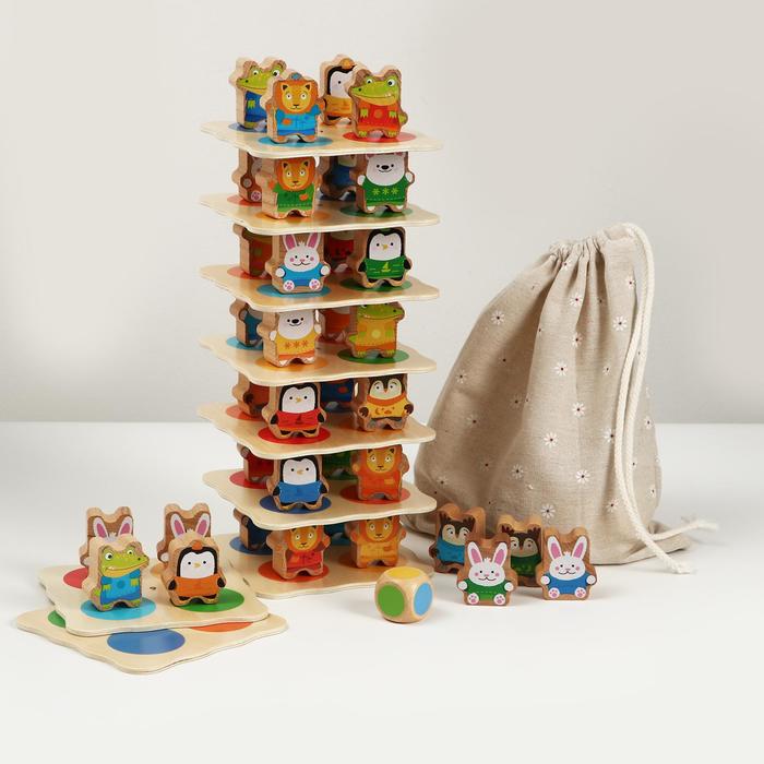 Деревянная игрушка "Звериная башня"
Деревянная игрушка "Звериная башня"