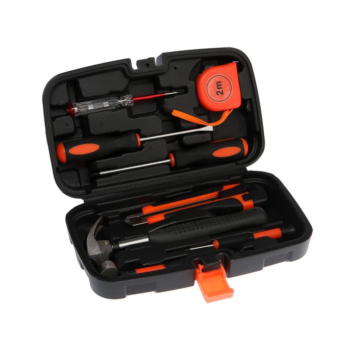 Набор инструментов Park 8615, 9 предметов, карбоновая сталь, кейс
Набор инструментов Park 8615, 9 предметов, карбоновая сталь, кейс