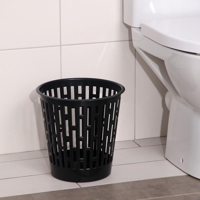 Корзина для мусора Альтернатива «Эконом», 9 л, цвет чёрный
Корзина для мусора Альтернатива «Эконом», 9 л, цвет чёрный