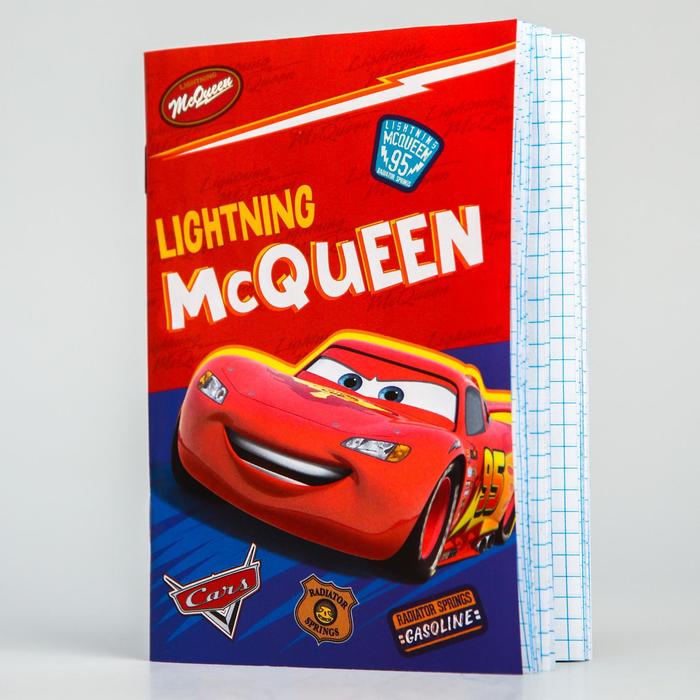 Блокнот А6 32 л на скрепке Тачки Маккуин
Блокнот А6 32 л на скрепке Тачки Маккуин