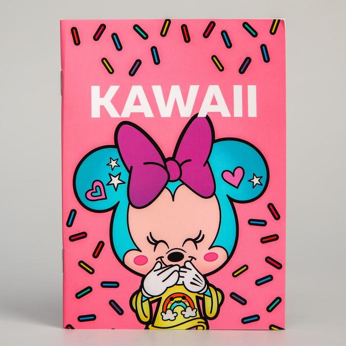 Блокнот А6 на скрепке, 32 листа в обложке софт-тач, Kawaii, Минни Маус 
Блокнот А6 на скрепке, 32 листа в обложке софт-тач, Kawaii, Минни Маус