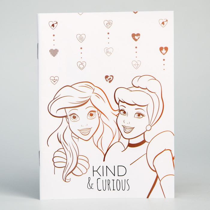 Блокнот А6 на скрепке, 32 листа в обложке софт-тач, Kind Сurious, Принцессы
Блокнот А6 на скрепке, 32 листа в обложке софт-тач, Kind Сurious, Принцессы