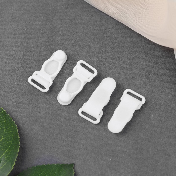 Застёжка для чулок, 12 мм, 4 шт, цвет белый
Застёжка для чулок, 12 мм, 4 шт, цвет белый