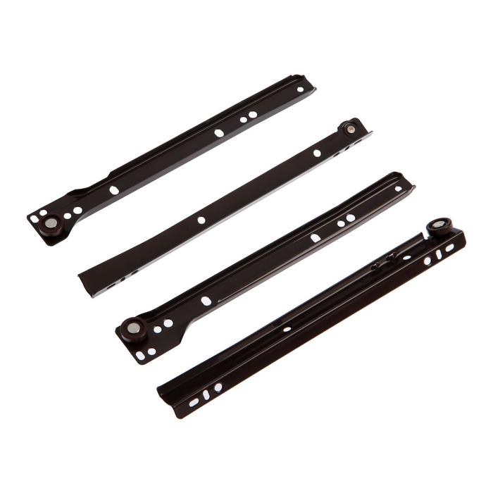 Роликовые направляющие L=250 мм, до 25 кг, коричневый
Роликовые направляющие L=250 мм, до 25 кг, коричневый