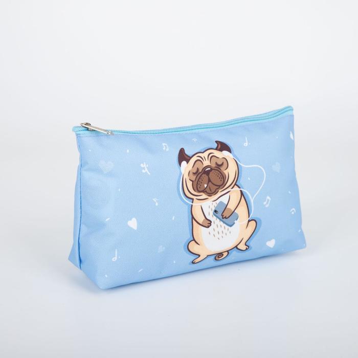 Косметичка на молнии, без подклада, цвет голубой
Косметичка на молнии, без подклада, цвет голубой