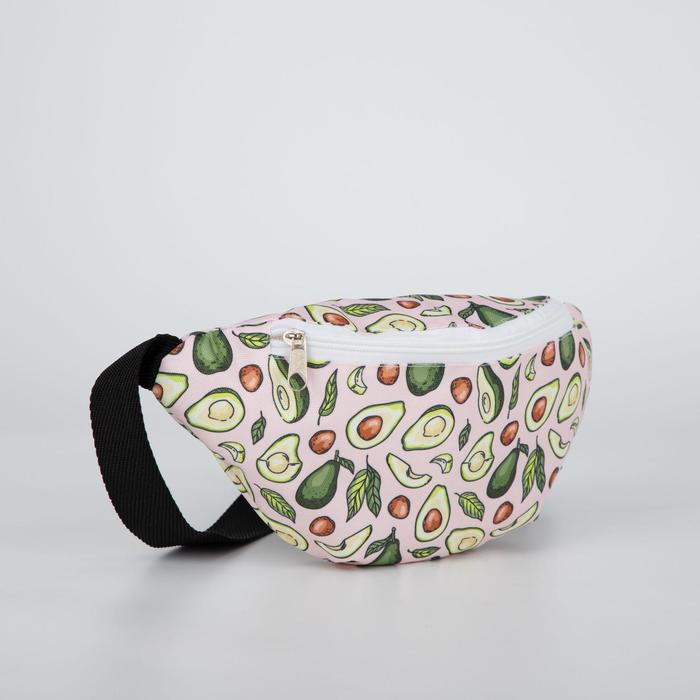 фото Сумка поясная, отдел на молнии, без подклада, цвет бежевый