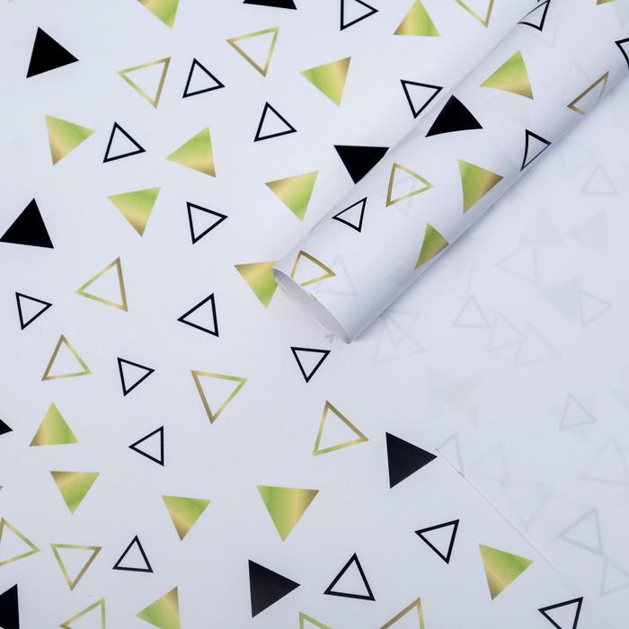 Бумага глянцевая "Треугольники", 50 х 70 см
Бумага глянцевая "Треугольники", 50 х 70 см