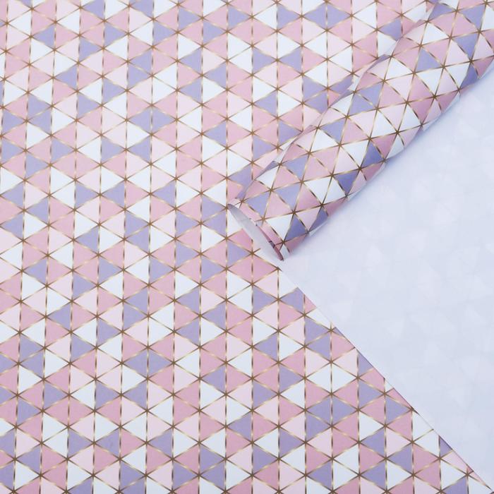 Бумага глянцевая "Треугольники" 50 х 70 см
Бумага глянцевая "Треугольники" 50 х 70 см