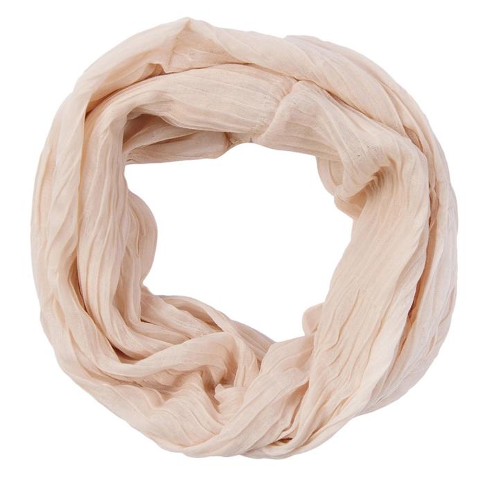 Палантин-труба женский текстильный, цвет кремовый, размер 70х75 см
Палантин-труба женский текстильный, цвет кремовый, размер 70х75 см