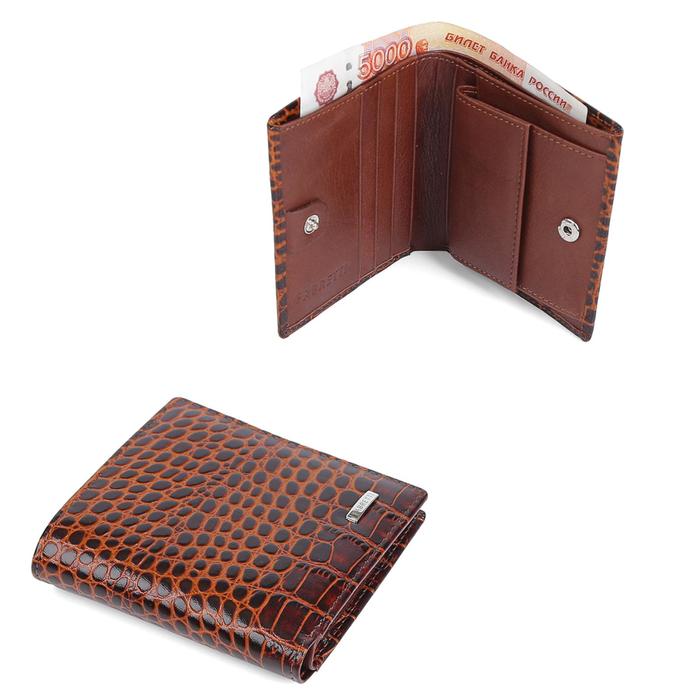 фото Кошелек fabretti, цвет коричневый